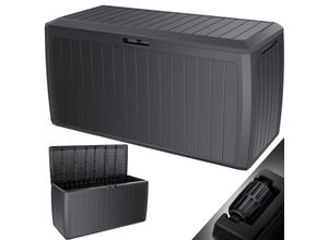 KESSER® Auflagenbox Kissenbox 290 Liter mit abschließbarem Deckel Haltegriffe Gartenbox