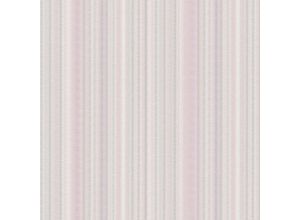 Altrosa Vliestapete mit Streifen | Gestreifte Tapete in Rosa Grau für Schlafzimmer und Kinderzimmer | Vlies Streifentapete modern