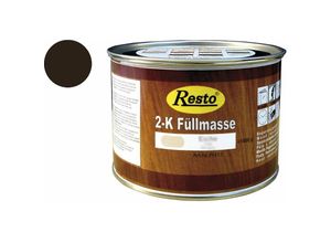 Resto - 2K Füllmasse inkl. Härter Holz-Spachtelmasse lackierbar 1 kg Mooreiche