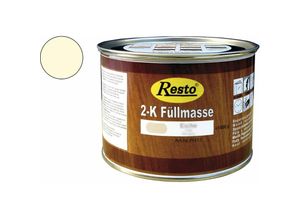 Resto - 2K Füllmasse inkl. Härter Holz-Spachtelmasse lackierbar 500 g Fichte