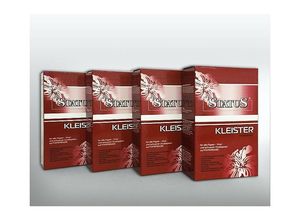 4x 250 g status profi Kleister Kleber für alle Vinyl- u. Rauhfaser-Tapeten auf Papierbasis 1 kg für 160 qm Tapeten - weiß