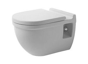 Duravit Starck 3 Wand Tiefspül WC 2215090000 Comfort WC, weiss, Sitzhöhe + 5 cm