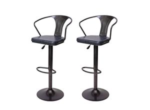 2er-Set Barhocker MCW-H10b, höhenverstellbar mit