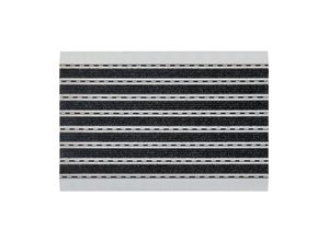 PANA® Aluminium Türmatte I Fußmatte Außen I Schmutzfangmatte I Fussabtreter mit Nadelfilzeinlagen I für den Aussenbereich I floor mat I Größe: ca. 39x60cm I verschiedene Farben