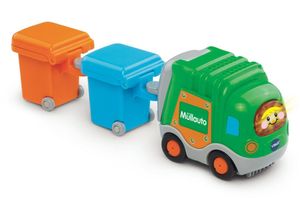 Vtech® Spielzeug-Müllwagen Tut Tut Baby Flitzer, Müllauto & 2 Mülltonnen, bunt
