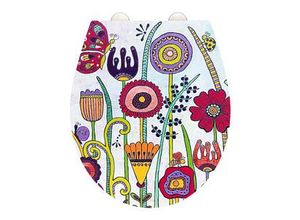 WENKO WC-Sitz mit Absenkautomatik Full Bloom Rollin'Art mehrfarbig