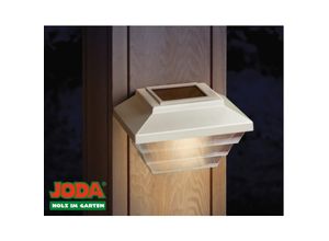 JODA 2er Set Topline Solarleuchte m. Akku Solarlampe Garten Licht Hauslampe weiß