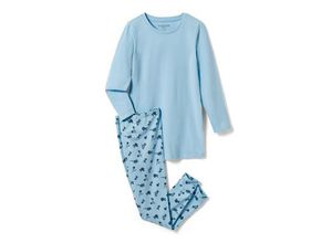 Kinder-Pyjama - Dunkelblau - Kinder - Gr.: 134/140