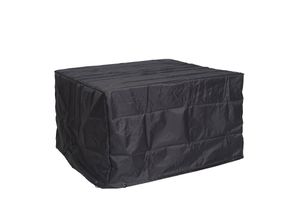 Abdeckhaube MCW-J41, Abdeckplane Schutzplane Schutzhülle, Outdoor Gartenmöbel Garnitur, anthrazit ~ 75x123x123cm