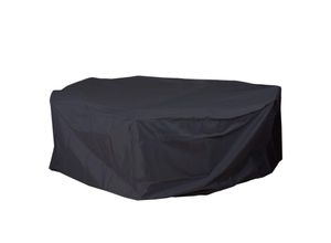 Abdeckhaube MCW-J41, Abdeckplane Schutzplane Schutzhülle, Outdoor Gartenmöbel Garnitur, anthrazit ~ rund Ø 310cm