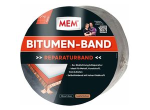 MEM Bitumen-Band 10 m x 7,5 cm kupfer Dachpappe & Bitumen