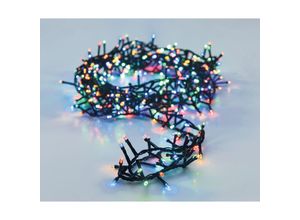 Weihnachts Lichterkette bunt - 14 m / 700 led - Multicolor Deko Baum Beleuchtung mit Controller und Speicherchip - für Außen und Innen
