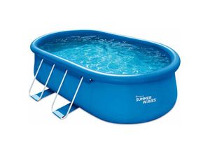 Quick Up Pool oval Blau 457x305x107 cm - Summer Waves