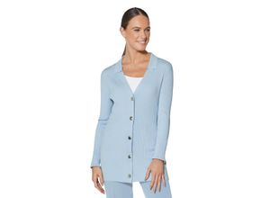 MADELEINE Schlichte Strickjacke in Long-Form