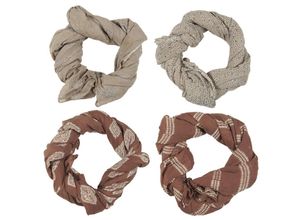 IB Laursen Halstuch braun beige, L180 x B100 cm
