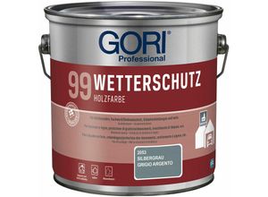 Gori - 99 Deck Holzfassaden-Farbe Silbergrau 2,50 ltr.