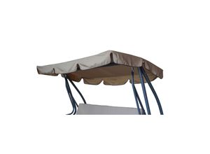 DEGAMO Dachplane für Hollywoodschaukel MIAMI 228x120cm, cremefarben