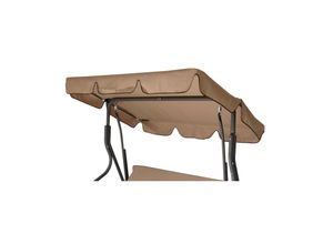 DEGAMO Dachplane für Hollywoodschaukel FLORIDA 170x110cm, cremefarben