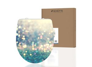 Schütte Duroplast HG WC-Sitz MAGIC LIGHT, Hochglänzende mit Absenkautomatik und Schnellverschluss