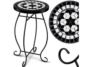 KESSER® Mosaiktisch Bistrotische Blumenhocker Rund