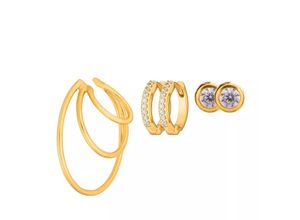 Leaf Ohrringe - Set Earcuff