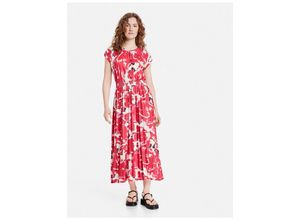 Kleid mit Blumen-Print, rose kiss