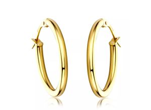 DIAMADA Ohrringe - 14KT Oval