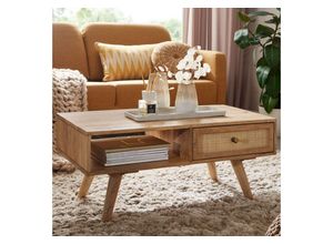 Wohnling Beistelltisch Couchtisch 90x40x45 cm
