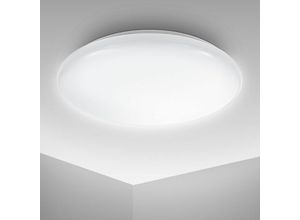 B.k.licht - led Deckenlampe Deckenleuchte 28cm 12W Wohnzimmer Design-Lampe Leuchte 230V Weiß - 20