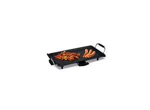 SOGO Elektrischer Tischgrill mit Marmorbeschichtung, 46x26cm, 2000W