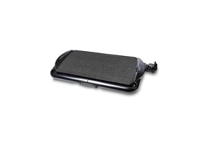 SOGO Elektrischer Tischgrill mit Stone-Finish-Beschichtung - 48x26cm - 2000W