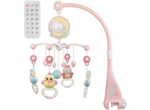 Baby Mobile Musik Babybett mit Timing-Funktion Projektor und Licht,Baby Hängende Spielzeug,Spieluhr Baby Mobile für Bett,Baby SpielzeugNeugeborene