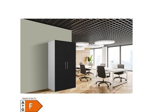 Respekta Schrankküche SKWSMIS weiß schwarz