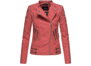 MARIKOO Damen Designer Übergangs Bikerjacke