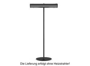 Heatscope Stand freistehende Stand-System-Lösung für pure, pure+ und next Heizstrahler Schwarz