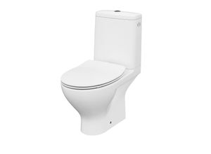 Neuesbad WC-Kombination mit aufgesetzten Spülkasten, spülrandlos (rimless) 1K116-0011