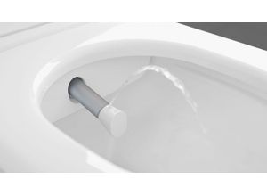 Villeroy & Boch Dusch-WC spülrandlos ViClean-I100 DirectFlush wandh Weiß Alpin C+, V0E100R1 V0E100R1