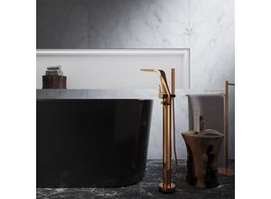 Steinberg Freistehende Wanne/Brause -Armatur, mit Umsteller, Handbrause, rose gold, 260.1162RG 2601162RG