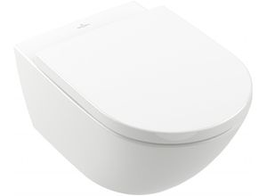 Villeroy & Boch Subway 3.0 Combi-Pack, wandhängend, mit TwistFlush, Weiß Alpin CeramicPlus 4670TSR1
