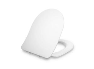 blumfeldt WC-Sitz Aliano Toilettendeckel D-Form Absenkautomatik antibakteriell