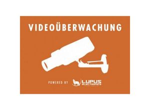 LUPUS ELECTRONICS 10862 Aufkleber: Achtung Videoüberwachung