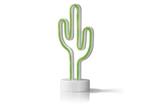 EASYmaxx LED Dekolicht Dekoleuchte Kaktus in Neon-Optik