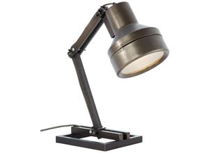 Lampe Hardwork Tischleuchte schwarz stahl 1x A60, E27, 28W, geeignet für Normallampen (nicht enthalten) Mit Schnurzwischenschalter - schwarz