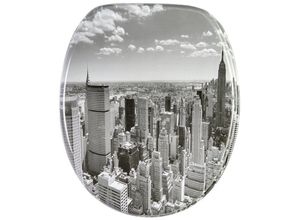 Sanilo WC-Sitz Skyline New York, mit Absenkautomatik, grau