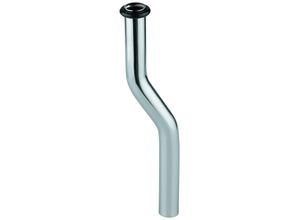 Produktbild GROHE Urinal-Spülrohr 37038 Durchm.18mm 200mm aus Messing Kröpfung 30mm chrom 37038000