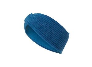 Strick-Stirnband, blau