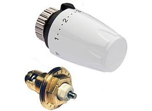 Heimeier Thermostat-Nachrüst-Set 9691-00.230 weiß, mit Thermostat-Oberteil/-Kopf