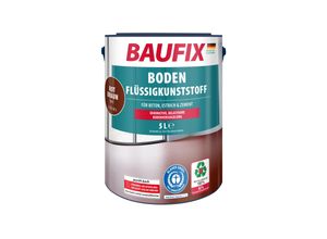 BAUFIX Boden-Flüssigkunststoff rotbraun matt, 5 Liter, Beton- und Bodenfarbe