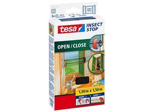 tesa Insektenschutz-Fensterrahmen Insect Stop Comfort Fliegengitter für Fenster- Insektenschutz Rollo