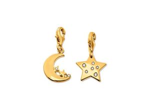 Charm Set Moon and Stars - Weiss